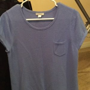 Garnet Hill Cashmere S/S sweater size large